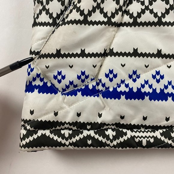 Nike 6.0 Fair Isle Nordic Print Puffer Ski Vest Women's Medium - Picture 7 of 13